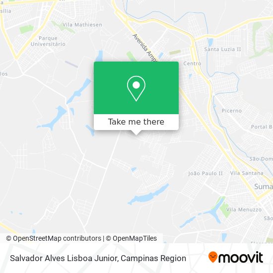 Salvador Alves Lisboa Junior map