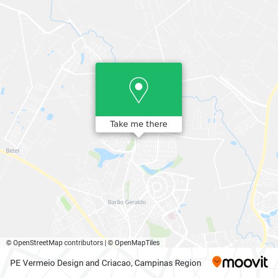 PE Vermeio Design and Criacao map