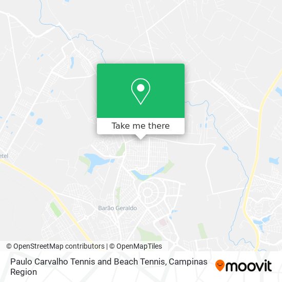 Mapa Paulo Carvalho Tennis and Beach Tennis