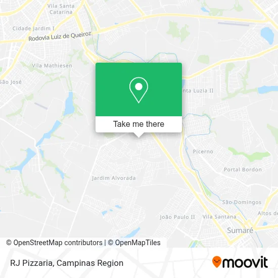 RJ Pizzaria map