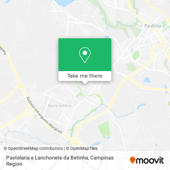 Pastelaria e Lanchonete da Betinha map