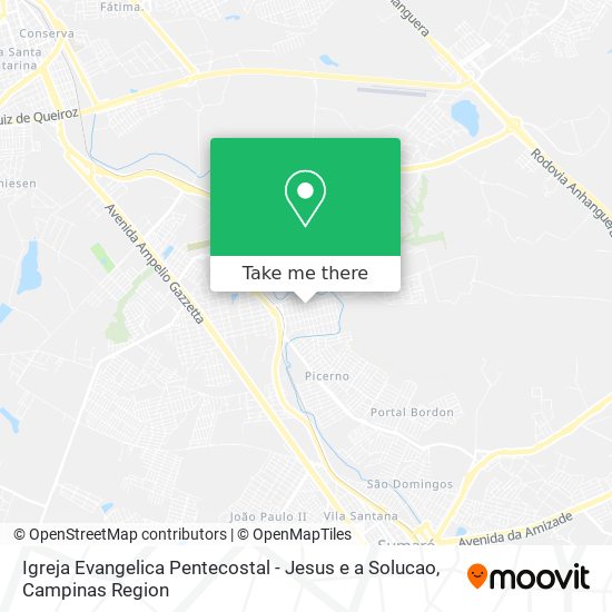 Igreja Evangelica Pentecostal - Jesus e a Solucao map