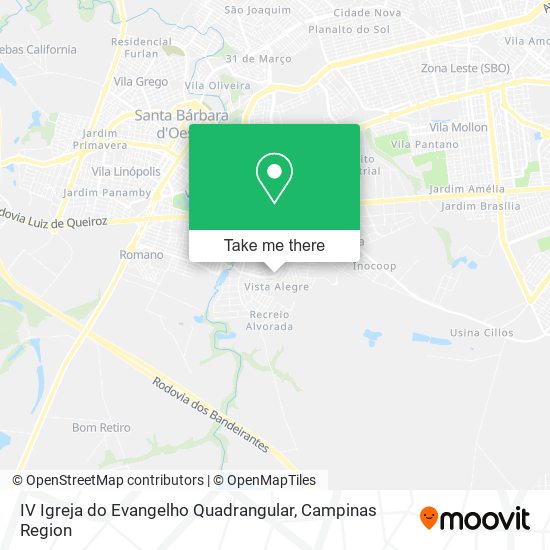 IV Igreja do Evangelho Quadrangular map