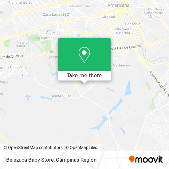 Belezuca Baby Store map