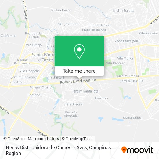 Neres Distribuidora de Carnes e Aves map