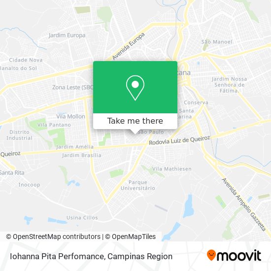 Iohanna Pita Perfomance map