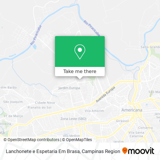 Lanchonete e Espetaria Em Brasa map