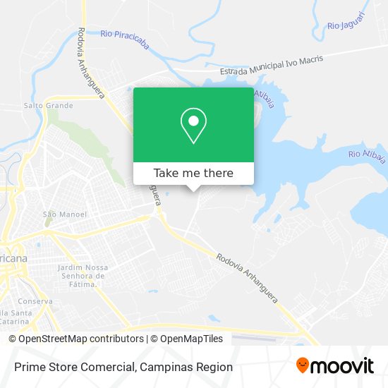 Prime Store Comercial map