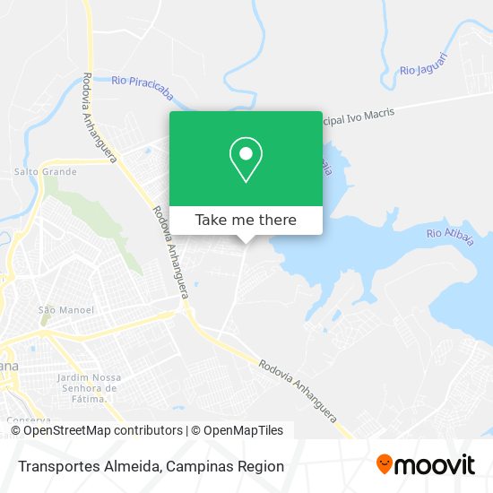 Mapa Transportes Almeida