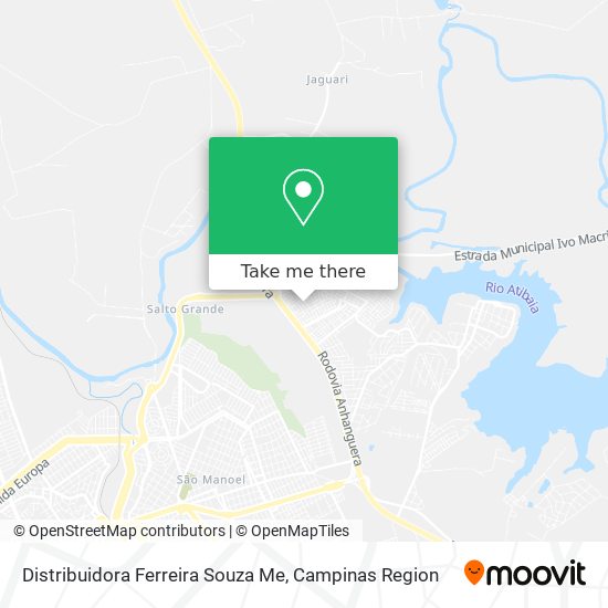 Distribuidora Ferreira Souza Me map