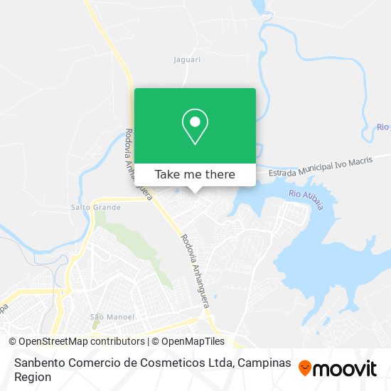 Sanbento Comercio de Cosmeticos Ltda map