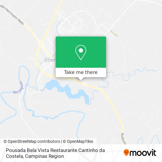 Pousada Bela Vista Restaurante Cantinho da Costela map