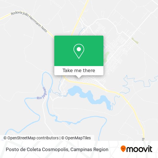 Posto de Coleta Cosmopolis map