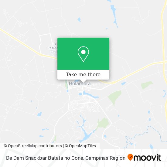 De Dam Snackbar Batata no Cone map
