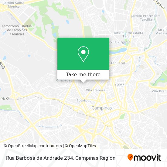 Mapa Rua Barbosa de Andrade 234