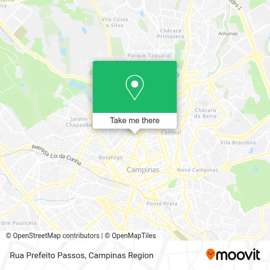 Rua Prefeito Passos map
