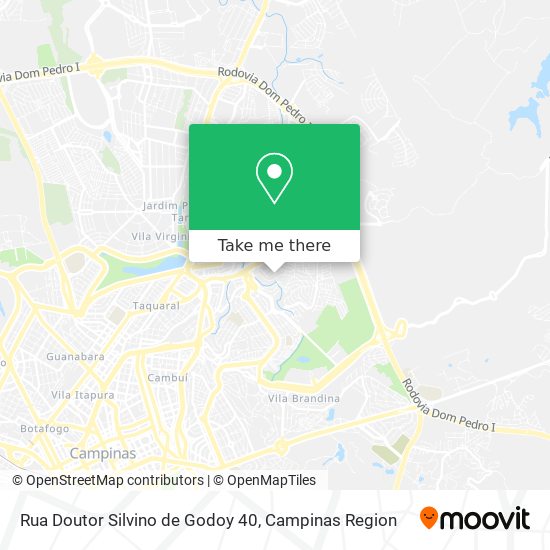 Mapa Rua Doutor Silvino de Godoy 40
