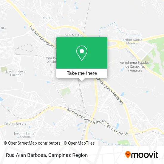 Rua Alan Barbosa map