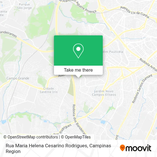 Rua Maria Helena Cesarino Rodrigues map