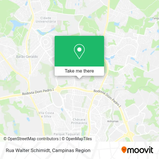 Rua Walter Schimidt map