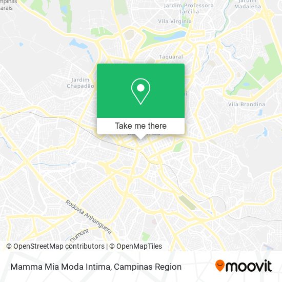 Mamma Mia Moda Intima map