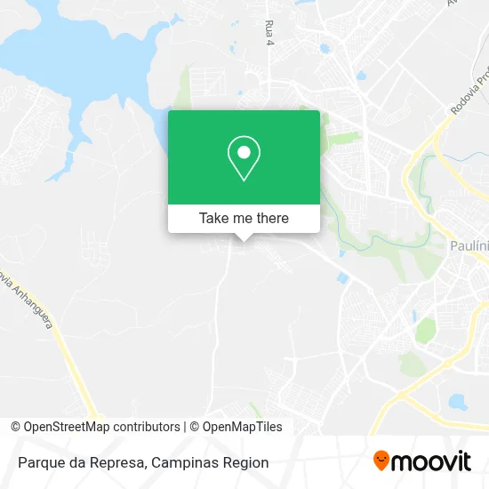 Parque da Represa map