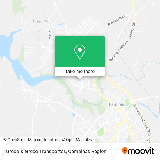 Mapa Greco & Greco Transportes