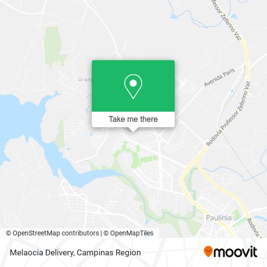 Melaocia Delivery map