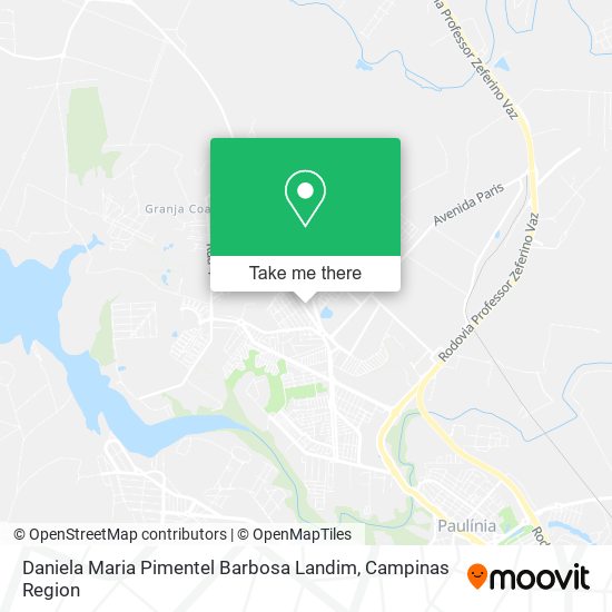 Daniela Maria Pimentel Barbosa Landim map