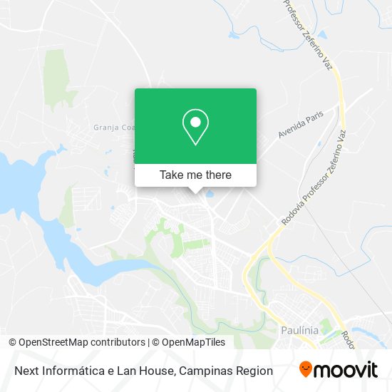 Next Informática e Lan House map