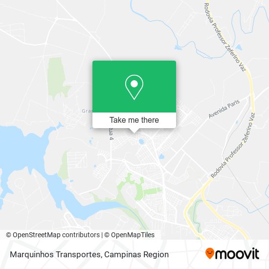 Marquinhos Transportes map