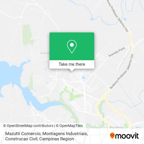 Mapa Mazutti Comercio, Montagens Industriais, Construcao Civil