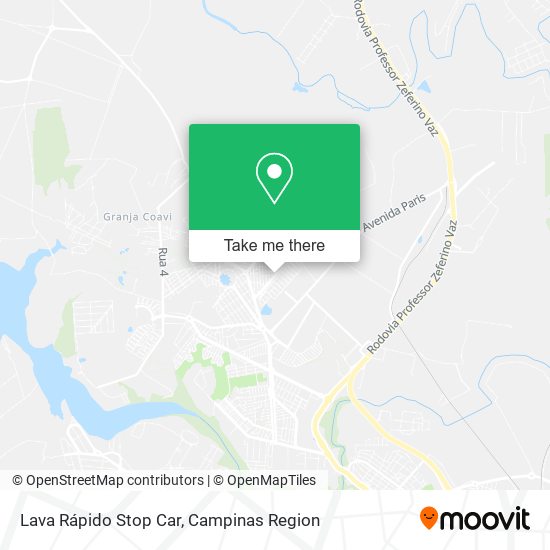 Lava Rápido Stop Car map