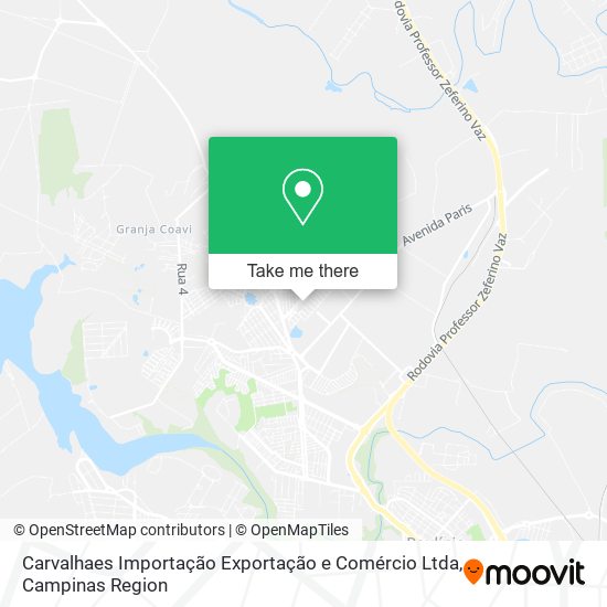 Carvalhaes Importação Exportação e Comércio Ltda map