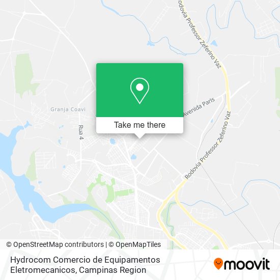 Hydrocom Comercio de Equipamentos Eletromecanicos map