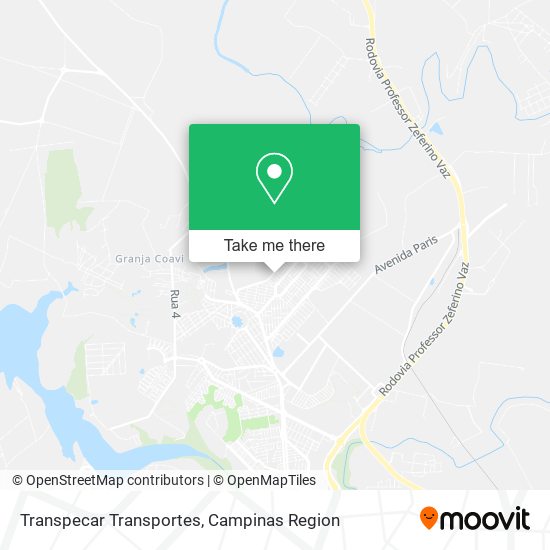 Transpecar Transportes map