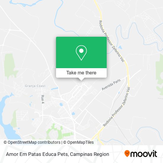 Amor Em Patas Educa Pets map