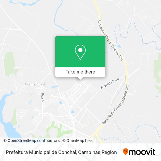 Prefeitura Municipal de Conchal map