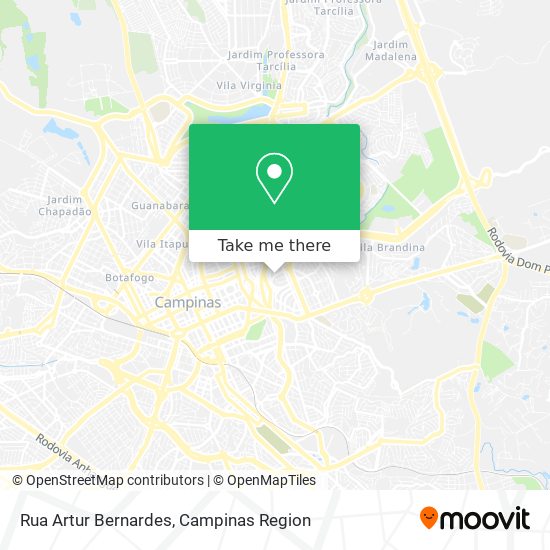 Rua Artur Bernardes map