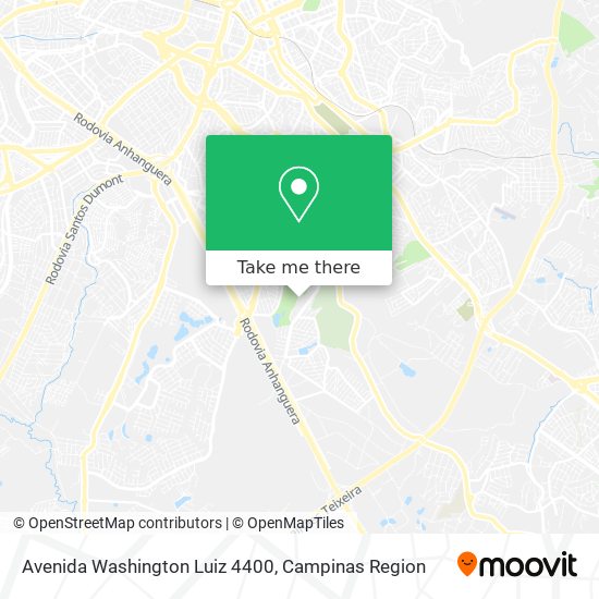 Mapa Avenida Washington Luiz 4400