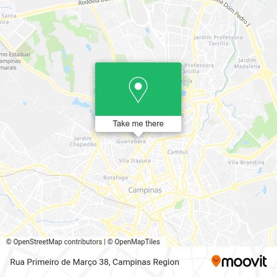 Rua Primeiro de Março 38 map