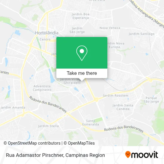 Rua Adamastor Pirschner map