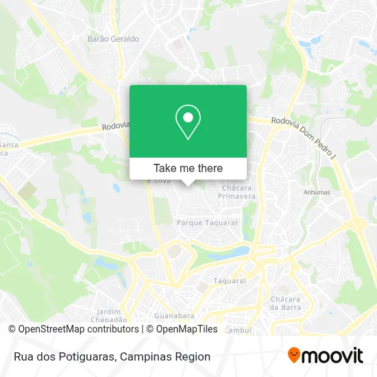 Rua dos Potiguaras map