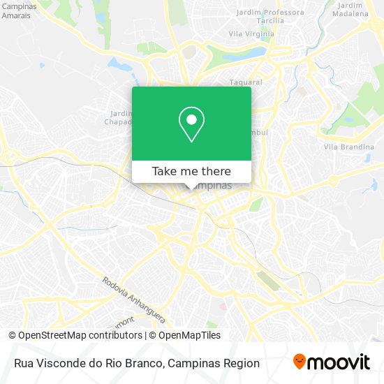 Mapa Rua Visconde do Rio Branco