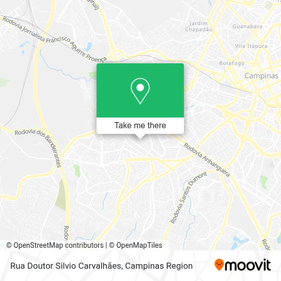 Rua Doutor Silvio Carvalhães map