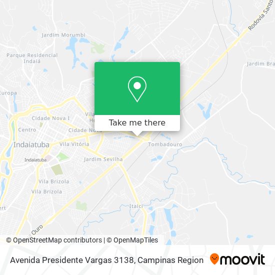 Mapa Avenida Presidente Vargas 3138