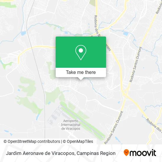 Jardim Aeronave de Viracopos map