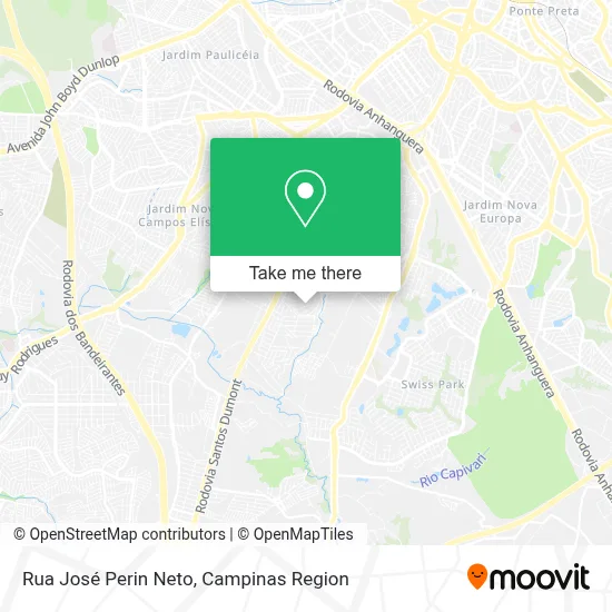 Rua José Perin Neto map