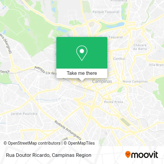 Rua Doutor Ricardo map