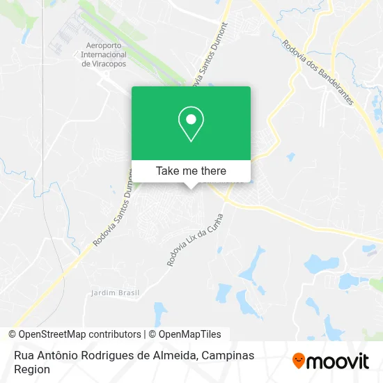 Rua Antônio Rodrigues de Almeida map